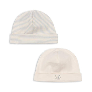 Set van 2 Fio babymutsen - Blue Mix